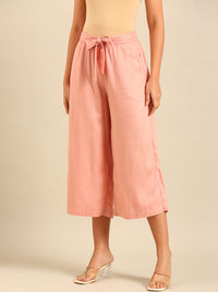 Tie Up Culottes-Dusty Pink - De Moza