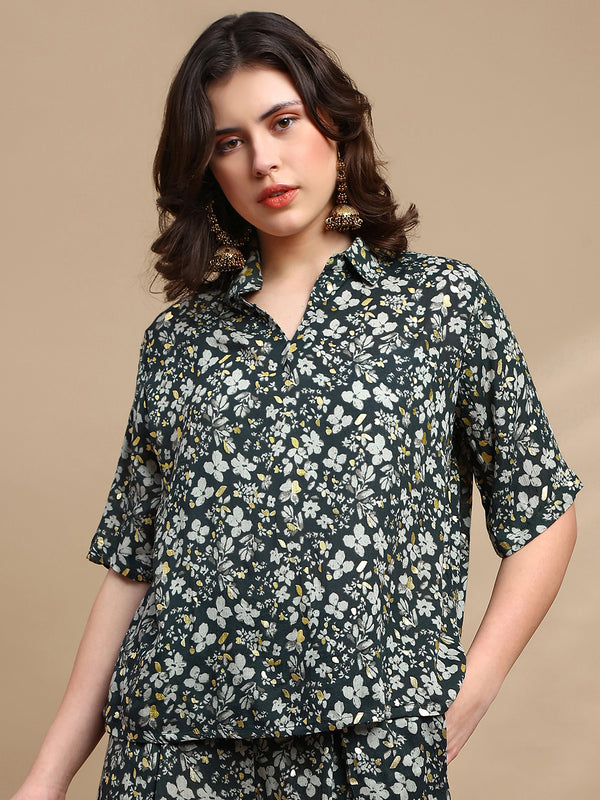 De Moza Women Festive Top Grey - De Moza
