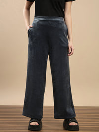 De Moza Women Casual Palazzo Petrol - De Moza