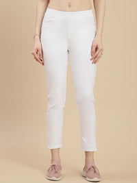 De Moza Women Casual Jegging White