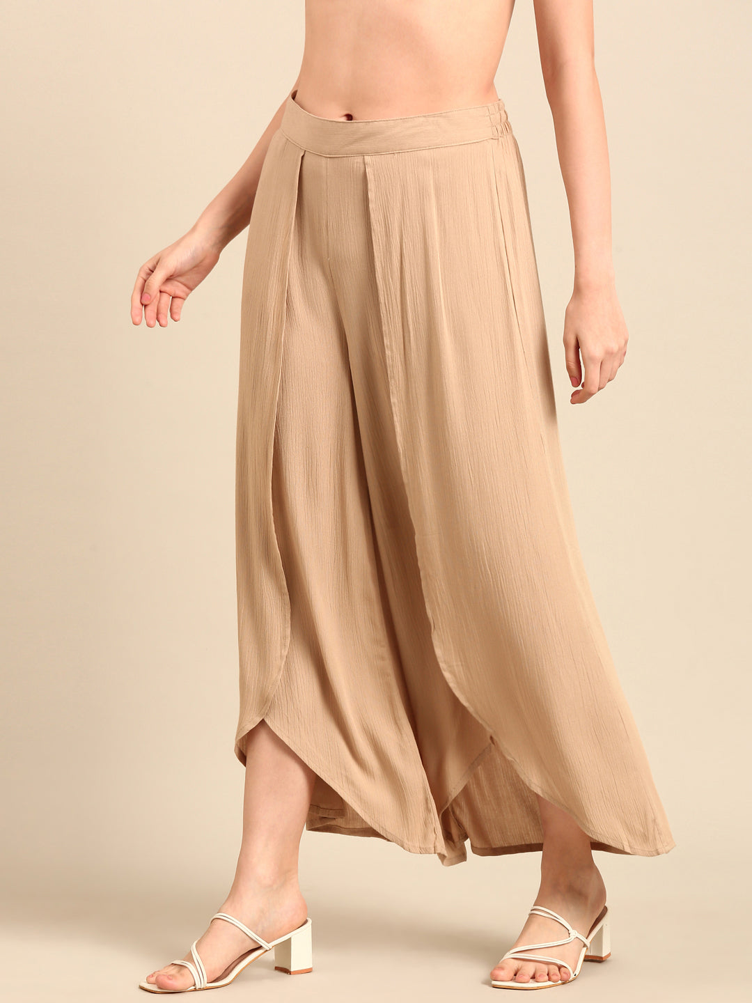 Tulip Pant-Golden Beige - De Moza