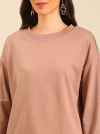 Sweatshirt-Tan - De Moza