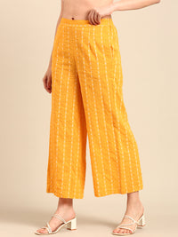 Culottes All Over Print-Yellow - De Moza