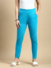 Super Stretch Kurti Pant-Teal - De Moza