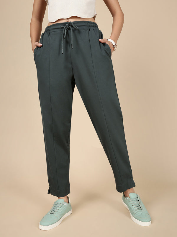 Straight Pant-Olive - De Moza
