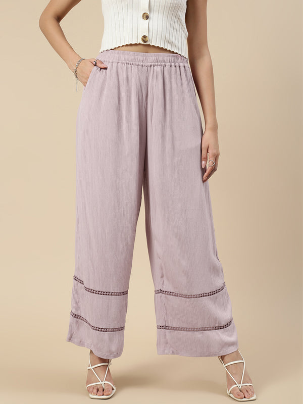 Casual Palazzo-Dusty Rose - De Moza