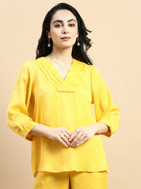 Tunic Top-Yellow - De Moza