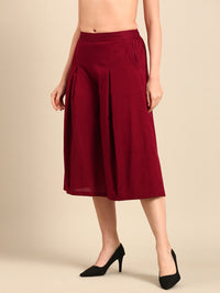 Culottes-Maroon - De Moza