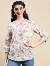 Tunic Top Printed-Clay - De Moza