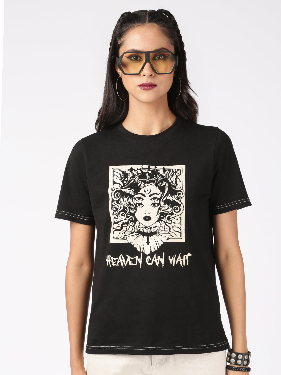 De Moza Women Halloween T-Shirt Black - De Moza