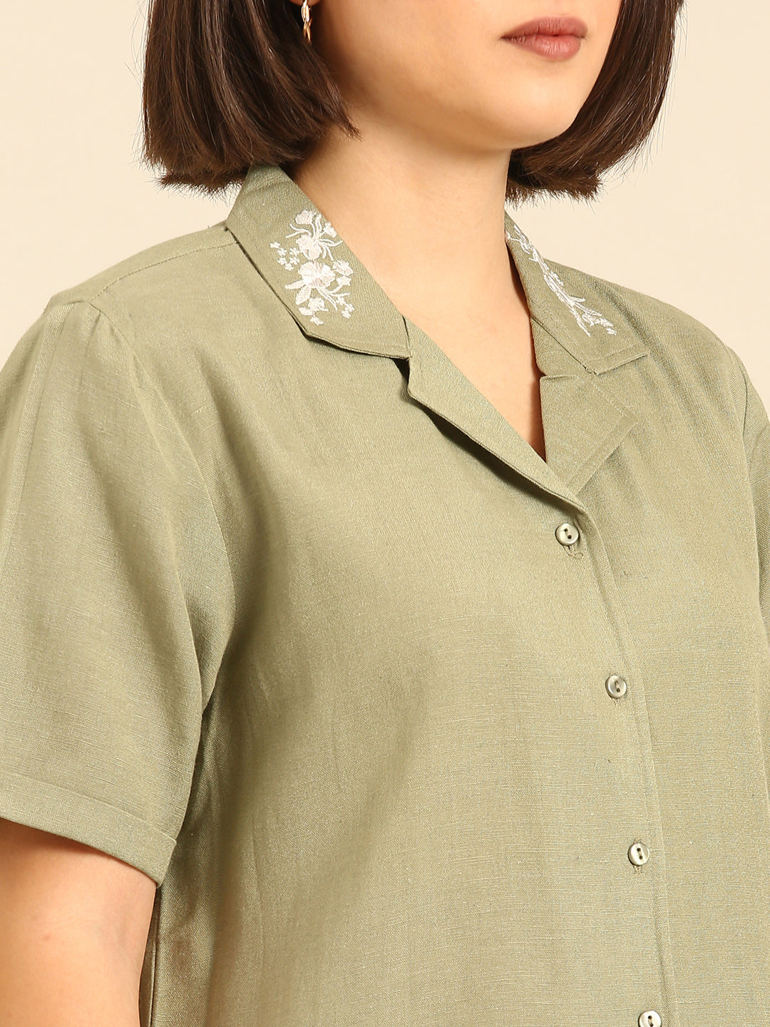 Shirt-Mint Green - De Moza