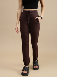 De Moza Women Casual Jogger Brown