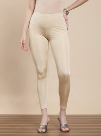 De Moza Women Festive Pants Light Gold