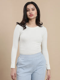 De Moza Women Casual Top Ecru