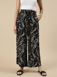 Co-ord Set (Top & Palazzo) - Black