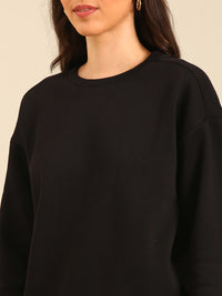 Sweatshirt-Black - De Moza