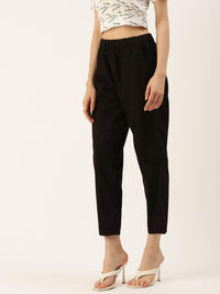 De Moza Women's Casual Pant Black