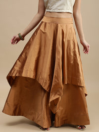 Women's Skirt Gold Beige