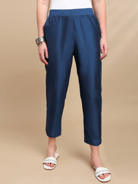 De Moza Women Casual Pants Royal Blue - De Moza