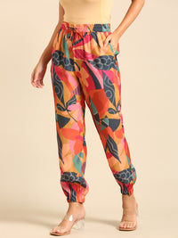 Co-Ord Set (Casual Top & Jogger)-Multi - De Moza