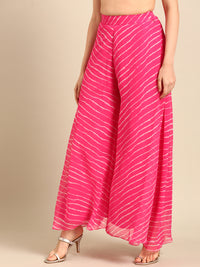 Palazzo All Over Print-Pink - De Moza