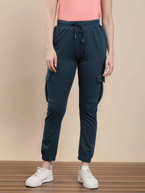 De Moza Women's Casual Jogger Ocean Blue - De Moza