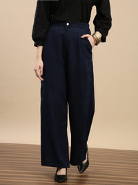 De Moza Women Casual Pants Rinse - De Moza