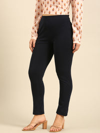 Kurti Pant-Dark Navy Blue - De Moza