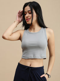 De Moza Women Casual Top Grey