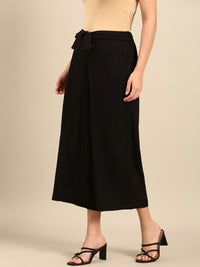 Tie Up Culottes-Black - De Moza