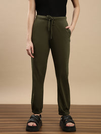 De Moza Women Casual Jogger Olive