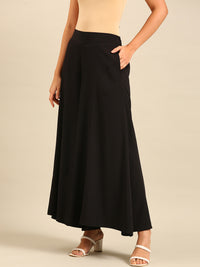 Flared Palazzo-Black - De Moza
