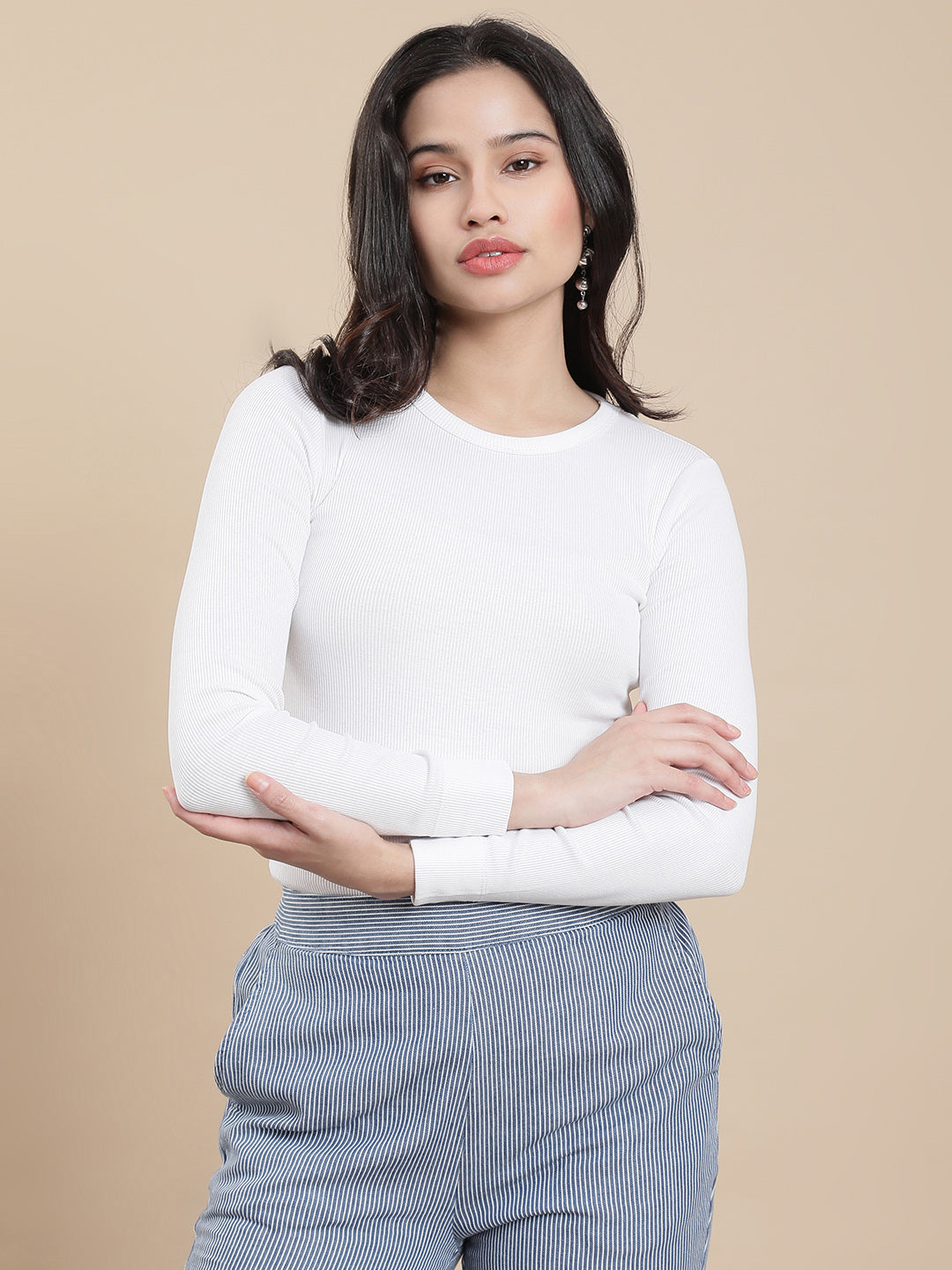 De Moza Women Casual Top white