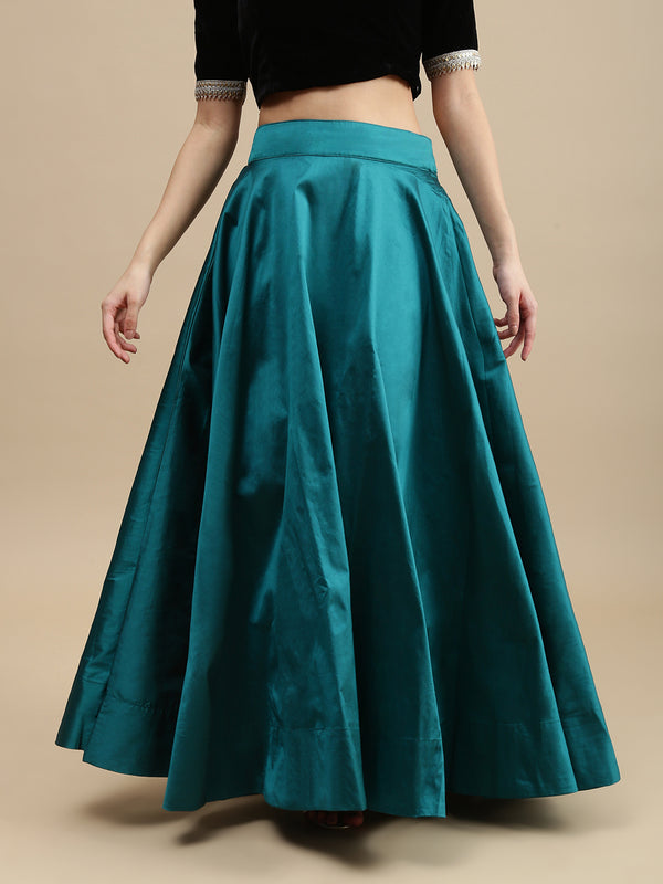Women's Skirt Bottle Green - De Moza