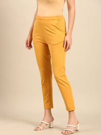 Super Stretch Kurti Pant-Gold - De Moza