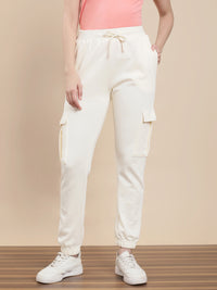 De Moza Women Casual Jogger Cream