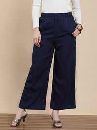 De Moza Women Casual Palazzo Rinse