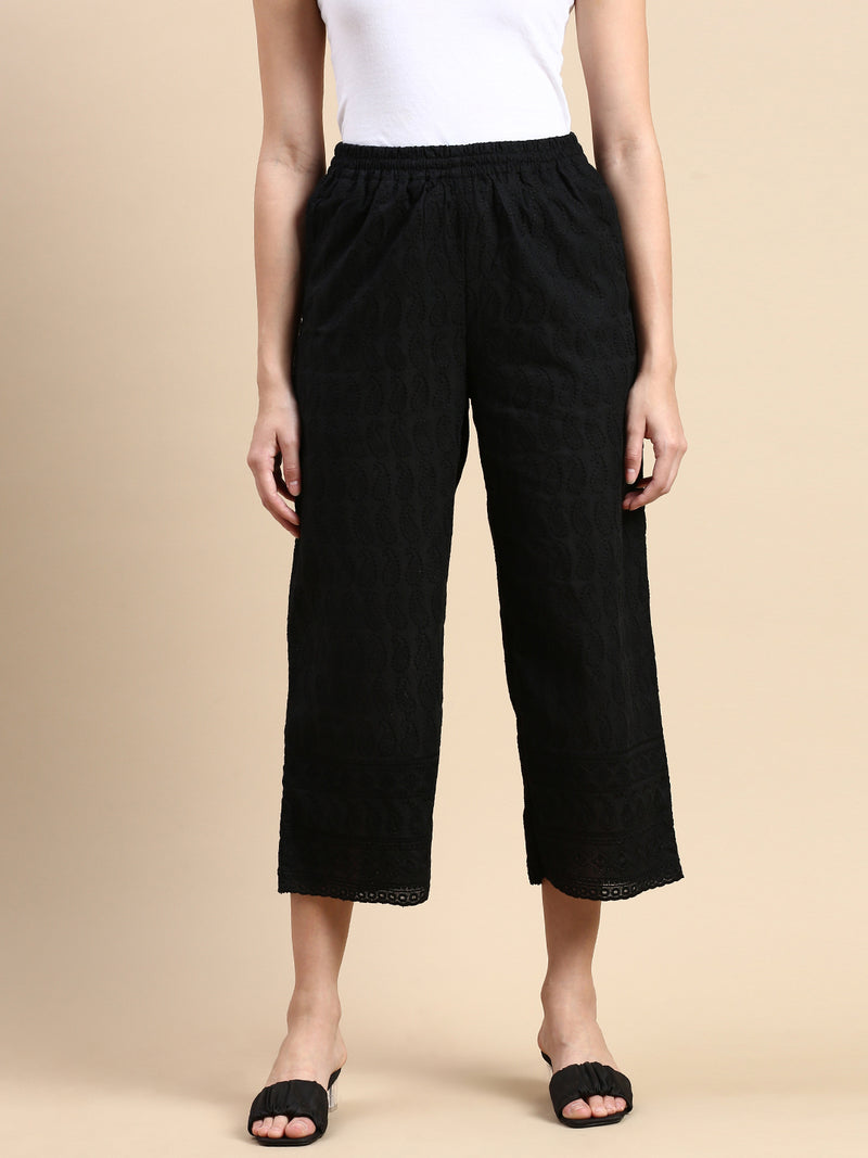 De Moza Women Palazzo Black