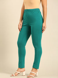 Women's Needle Pants Sea Green - De Moza