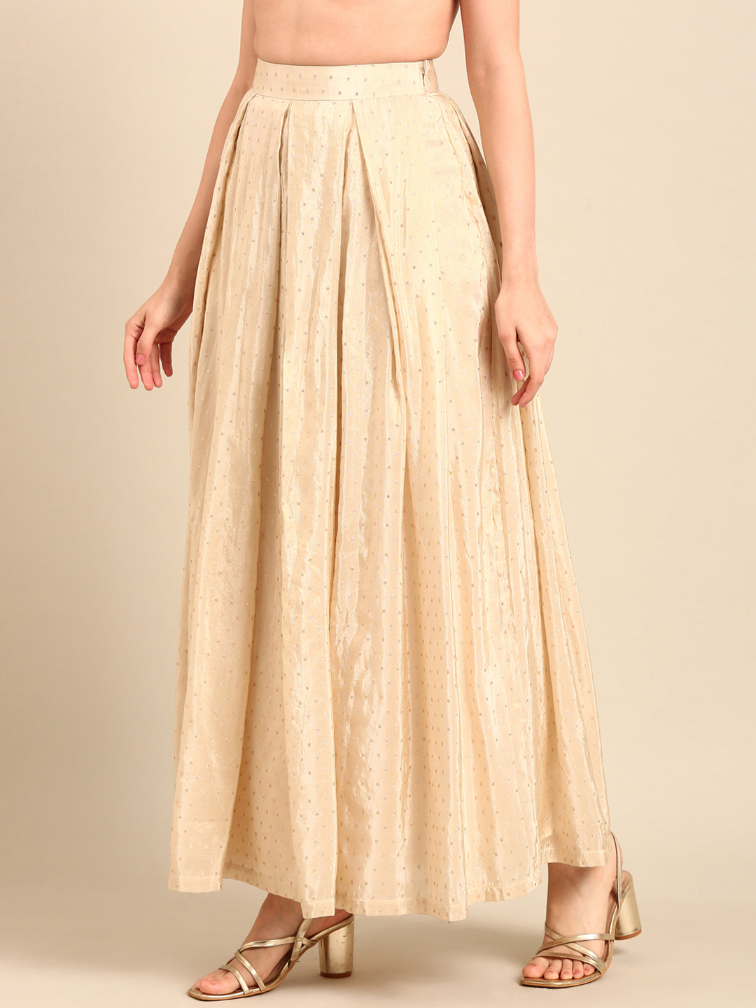 Skirt Jacquard-Offwhite - De Moza
