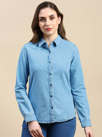 Shirt-Ice Blue - De Moza