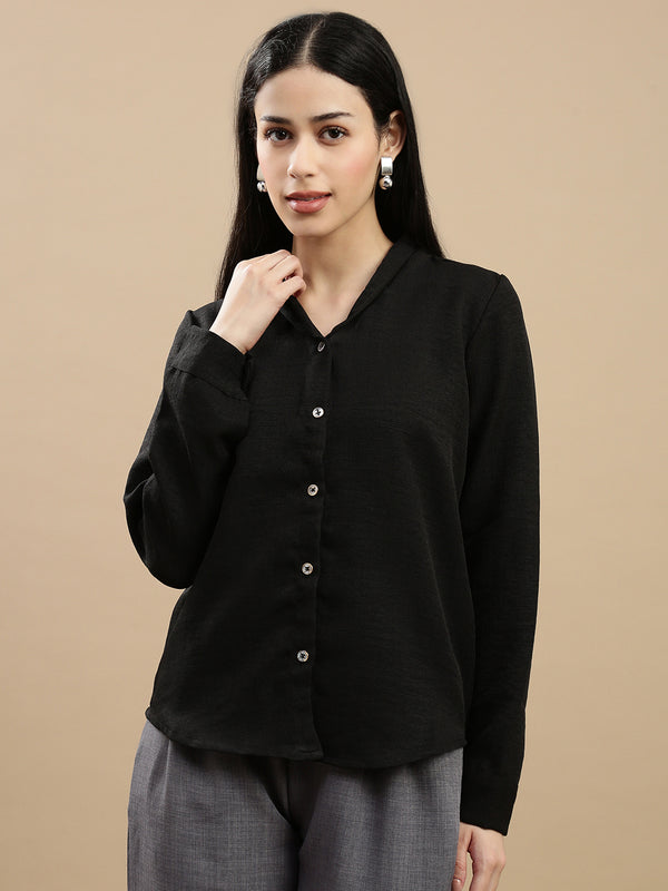 De Moza Women Casual Top Black - De Moza