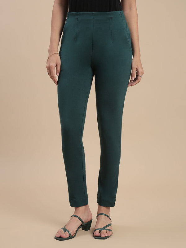 De Moza Women Cotton Strech Pants - De Moza