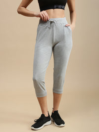 De Moza Women Athleisure Pants Grey Melange