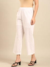 Casual Palazzo-White - De Moza