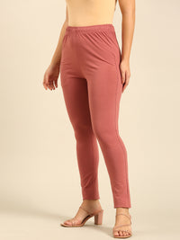 Women's Needle Pants Dark Peach - De Moza