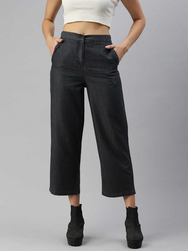 De Moza Women Palazzo Black