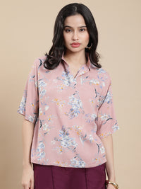 De Moza Women Casual Top Light Pink