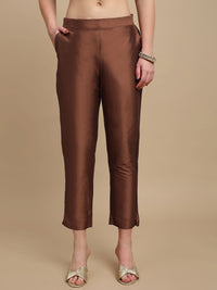 De Moza Women Casual Pants Bronze - De Moza