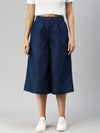 De Moza Women Culottes Dark Blue